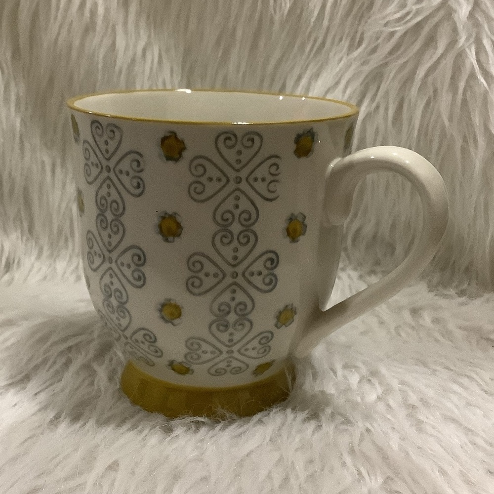 Creative co op floral coffee tea cup